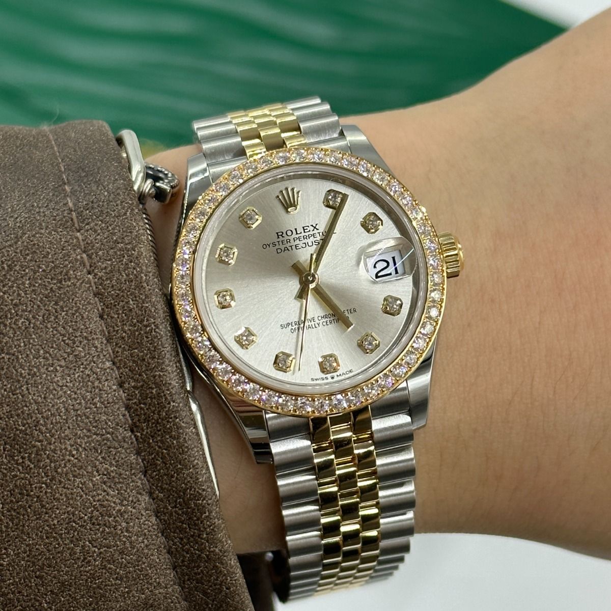 Rolex Datejust Mirror Watch for Women