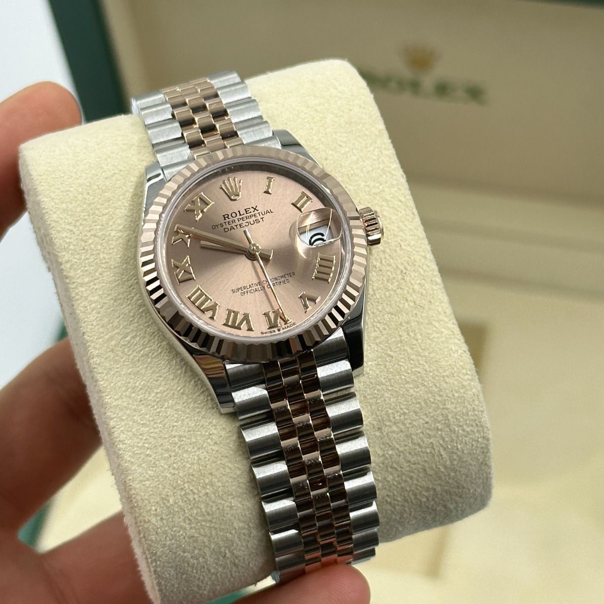 Rolex Datejust Mirror 31mm Copper dial Silver & Copper bracelet - image 2