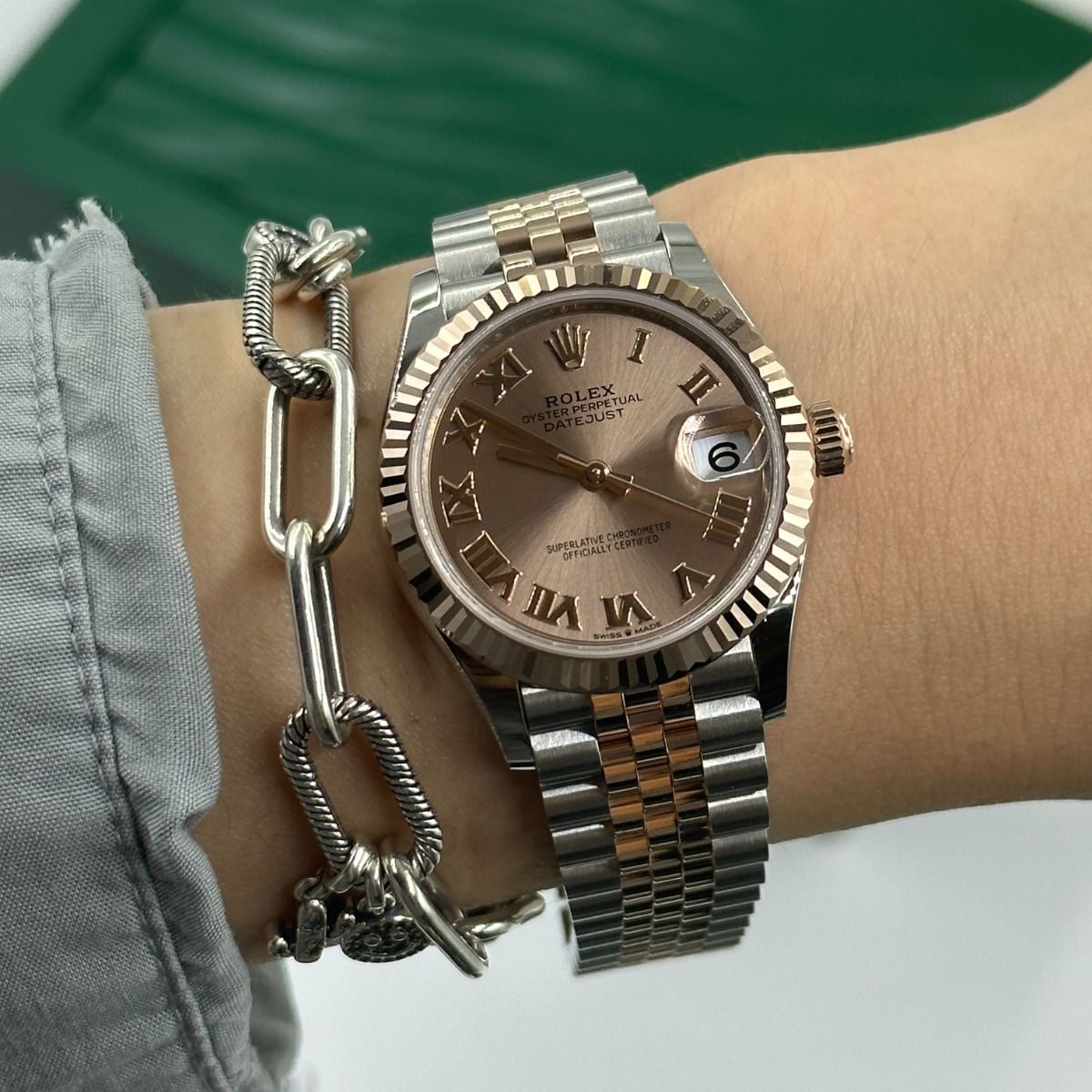 Rolex Datejust Mirror Watch for Women