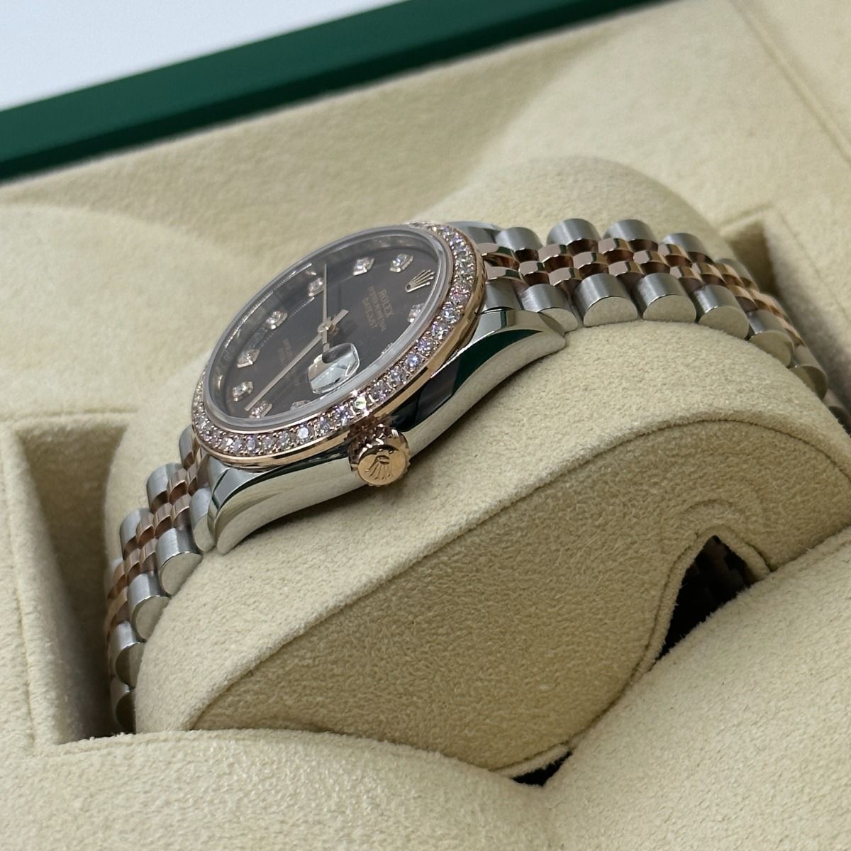 Rolex Datejust Mirror 31mm Brown dial Silver & Copper bracelet - image 1