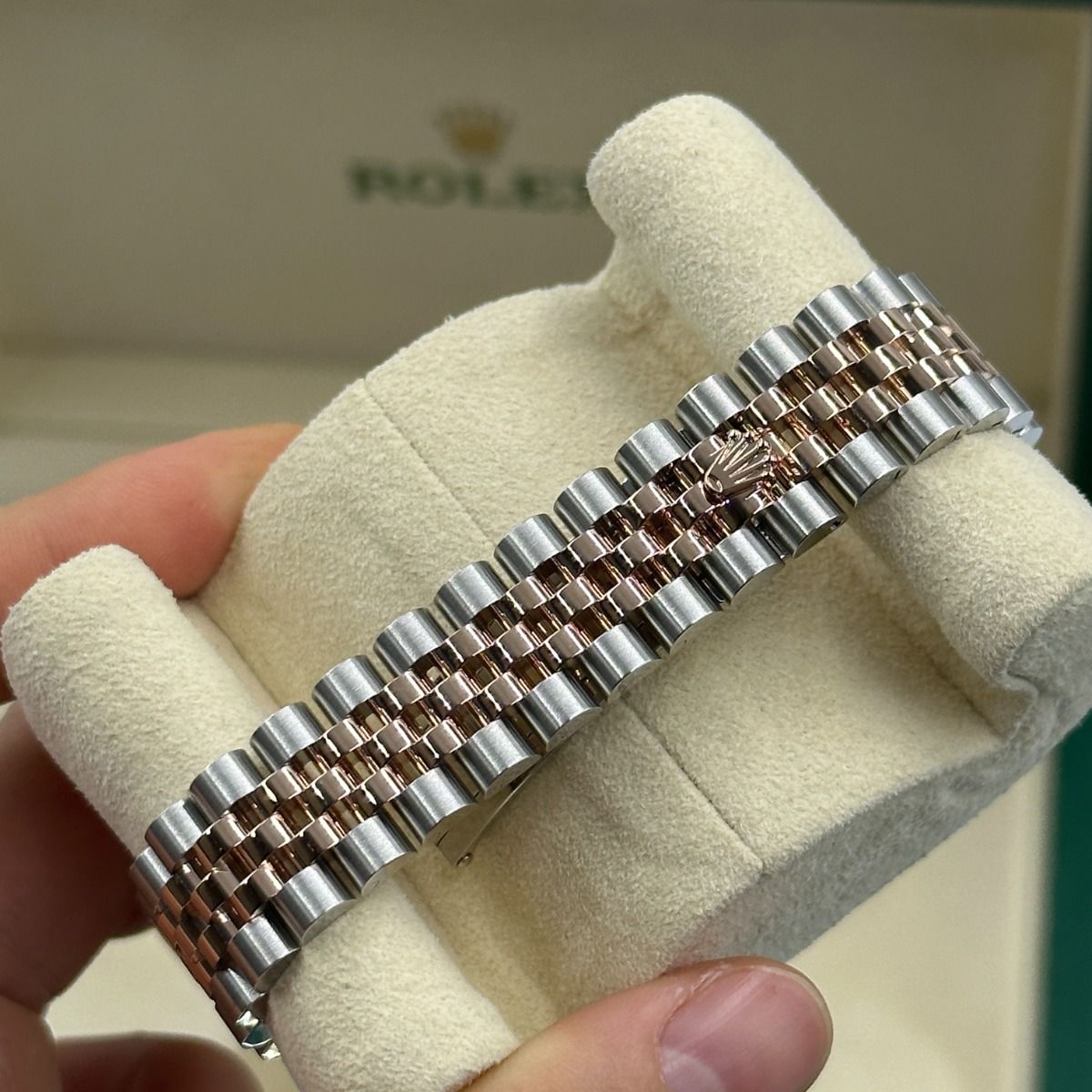 Rolex Datejust Mirror 31mm Brown dial Silver & Copper bracelet - image 6