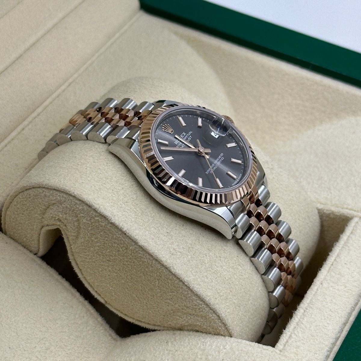 Rolex Datejust Mirror 31mm Grey dial Silver & Copper bracelet - image 3