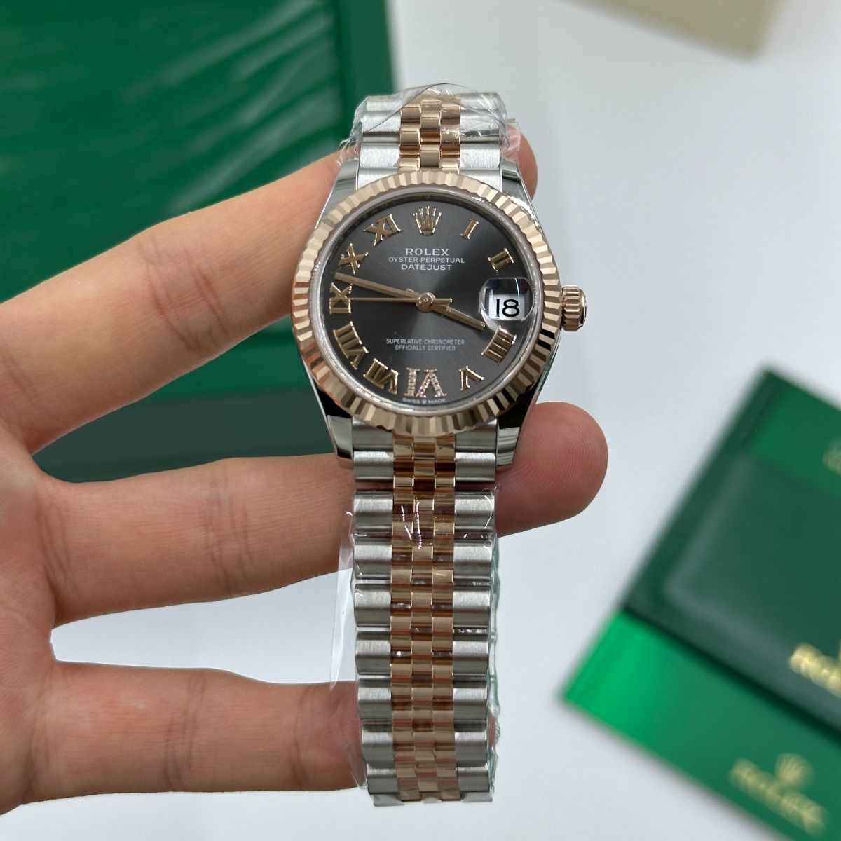 Rolex Datejust Mirror Watch for Women