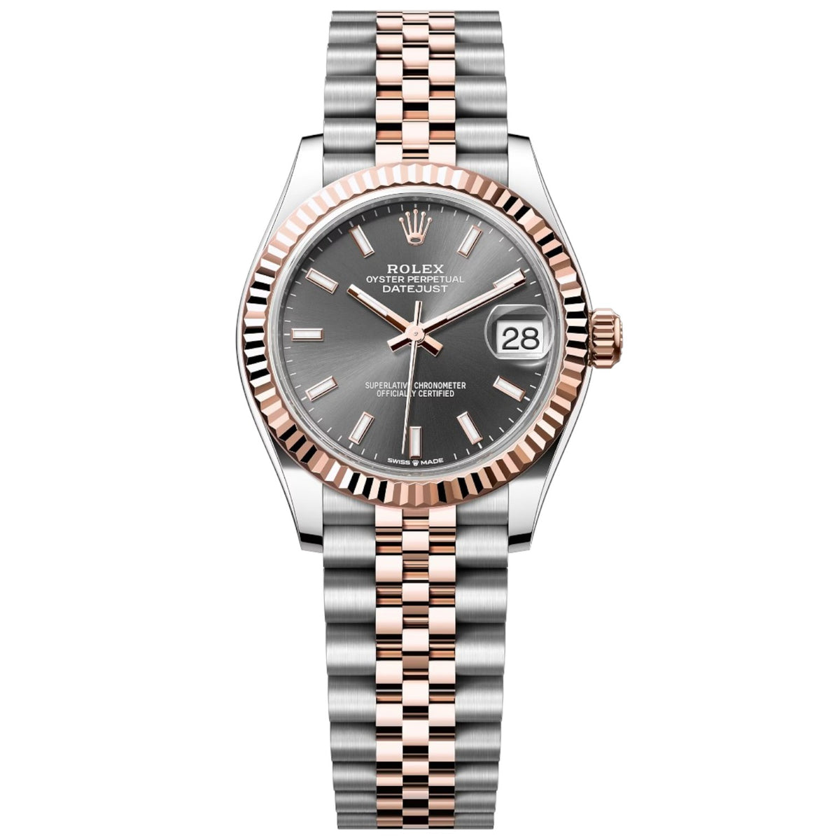 Rolex Datejust Mirror 31mm Grey dial Silver & Copper bracelet - image 1