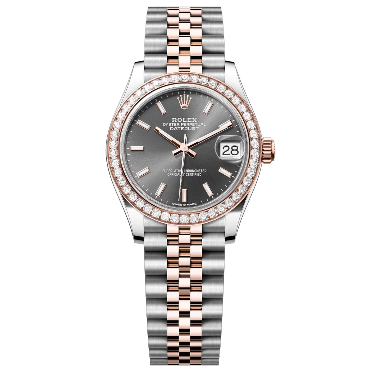 Rolex Datejust Mirror 31mm Grey dial Silver & Copper bracelet - image 1