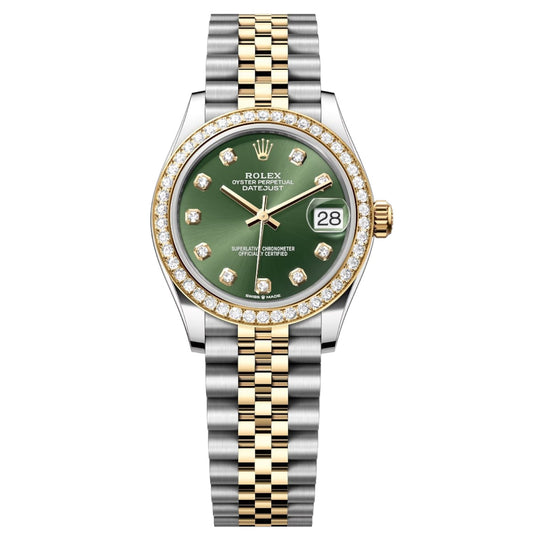 Rolex Datejust Mirror 31mm Green dial Silver & Gold bracelet - image 1