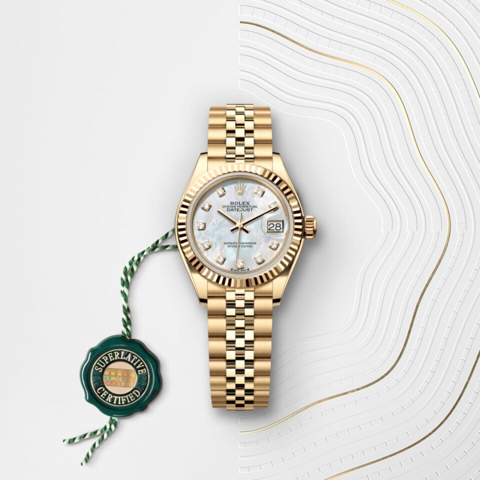 Rolex Datejust Mirror 31mm White dial Gold bracelet - image 4