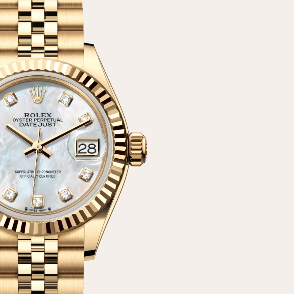 Rolex Datejust Mirror 31mm White dial Gold bracelet - image 3