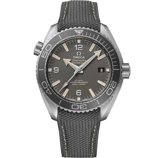 Omega Seamaster Mirror Original Watch for Men - Gray Dial, Gray Rubber Strap - Image 1