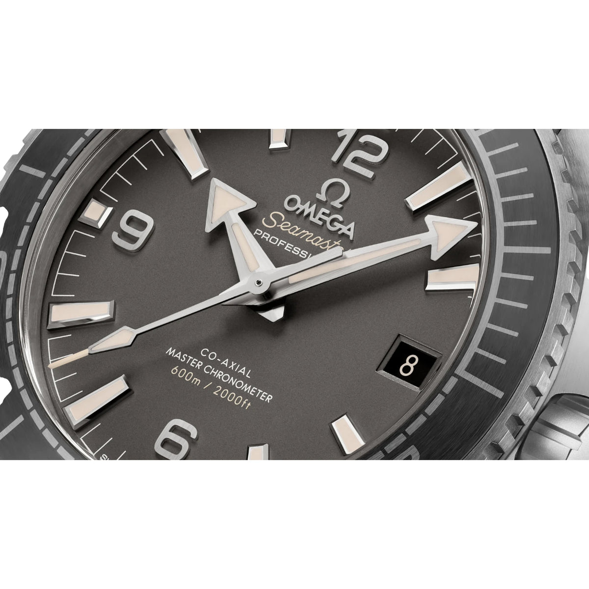 Omega Seamaster Mirror Original Watch for Men - Gray Dial, Gray Rubber Strap - Image 2
