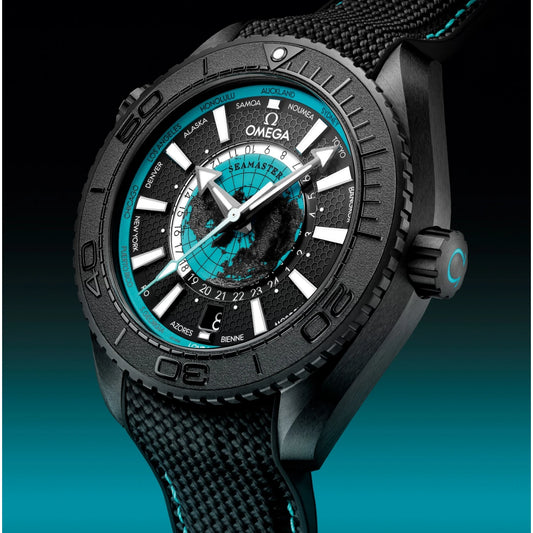 Omega Seamaster Mirror Original Watch for Men - Black Dial, Black Rubber Strap - Image 2