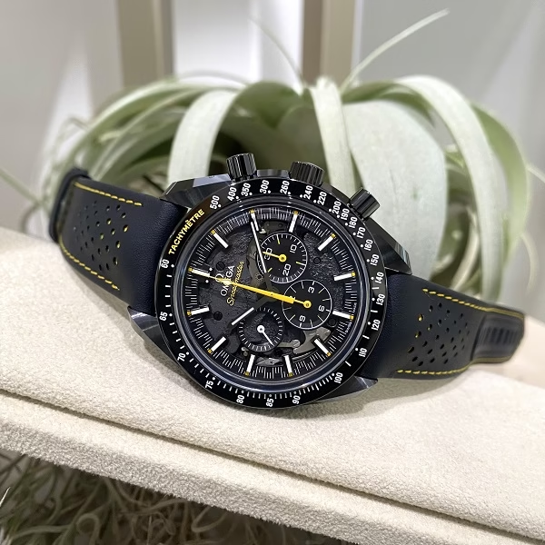 Omega Seamaster Mirror Original Watch for Men - Black Dial, Black Leather Strap - Image 13