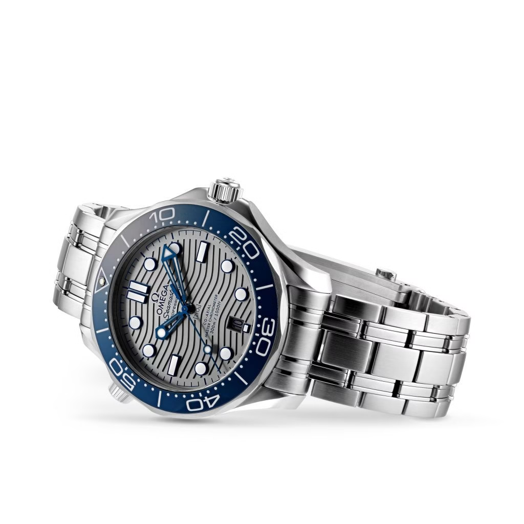 Omega Seamaster Mirror Original Watch for Men - Gray Dial, Silver Metal Strap - Image 10