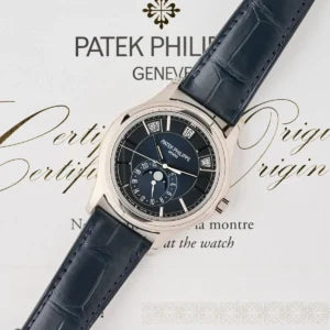 Patek Philippe Annual Calendar Moonphase Mirror Watch - Blue