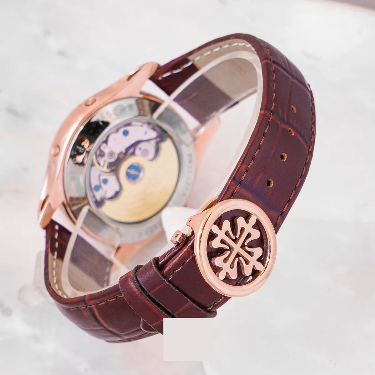 Patek Philippe Annual Calendar Moonphase Mirror Watch - Brown