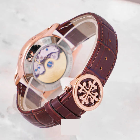 Patek Philippe Annual Calendar Moonphase Mirror Watch - Brown