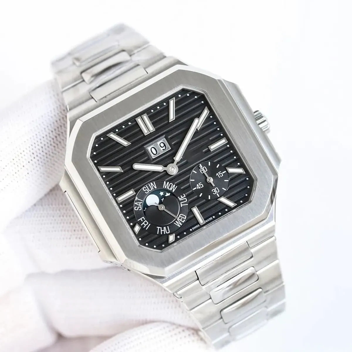 Patek Philippe 5821/1A-001 Mirror Watch - Black