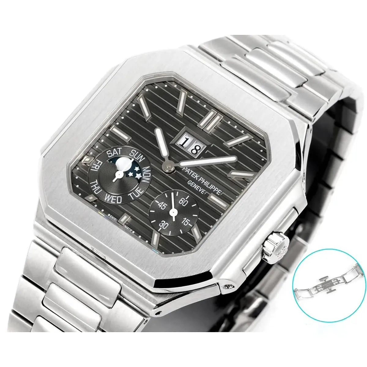 Patek Philippe 5821/1A-001 Mirror Watch - Black