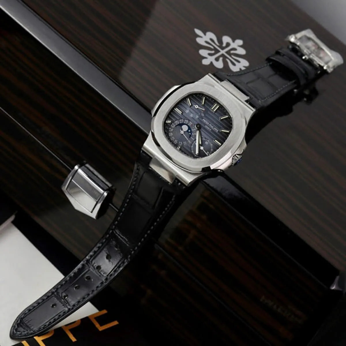 Patek Philippe Nautilus Mirror Watch - Blue