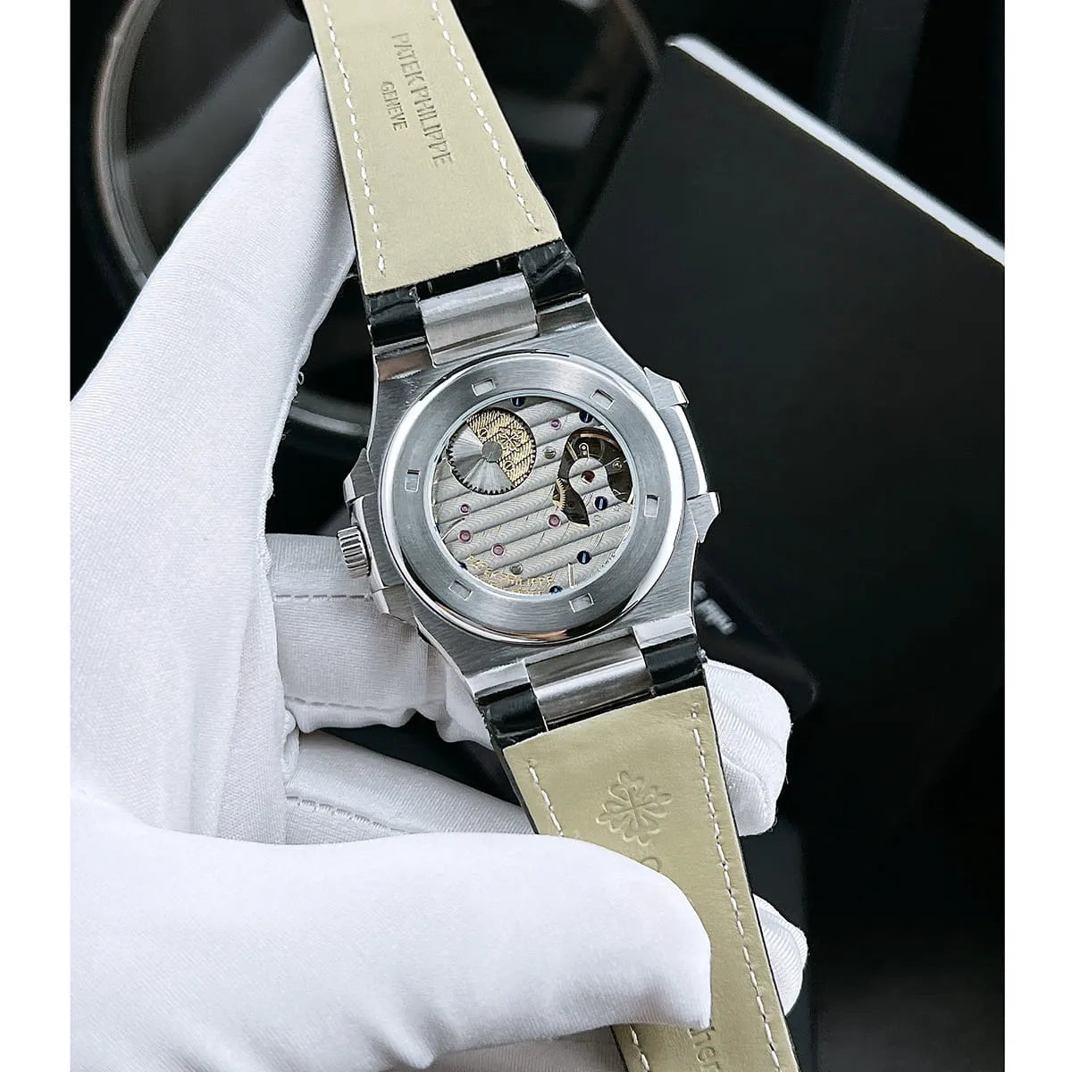 Patek Philippe Nautilus Mirror Watch - Blue