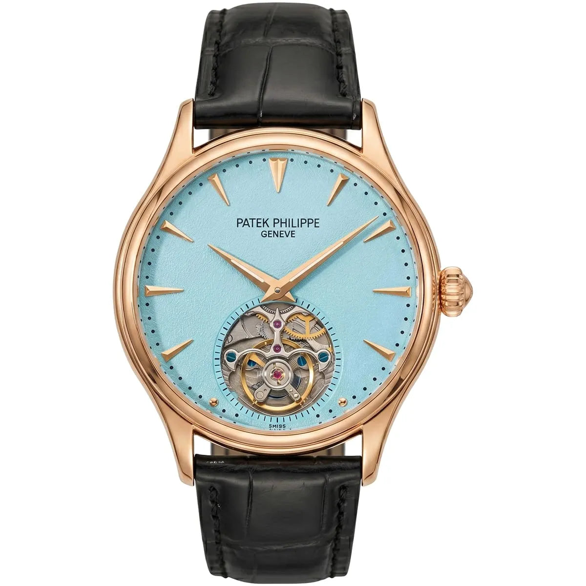 Patek Philippe Tourbillon Mirror Watch - Blue