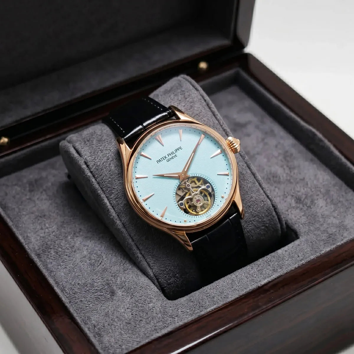 Patek Philippe Tourbillon Mirror Watch - Blue