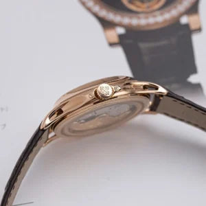 Patek Philippe Annual Calendar Moonphase Mirror Watch - White
