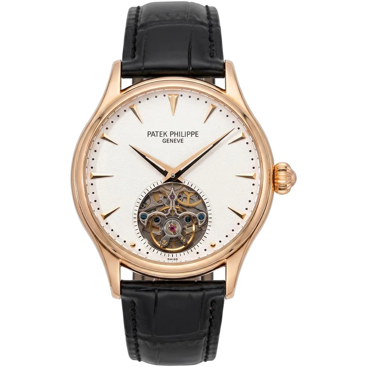 Patek Philippe Tourbillon Mirror Watch - White