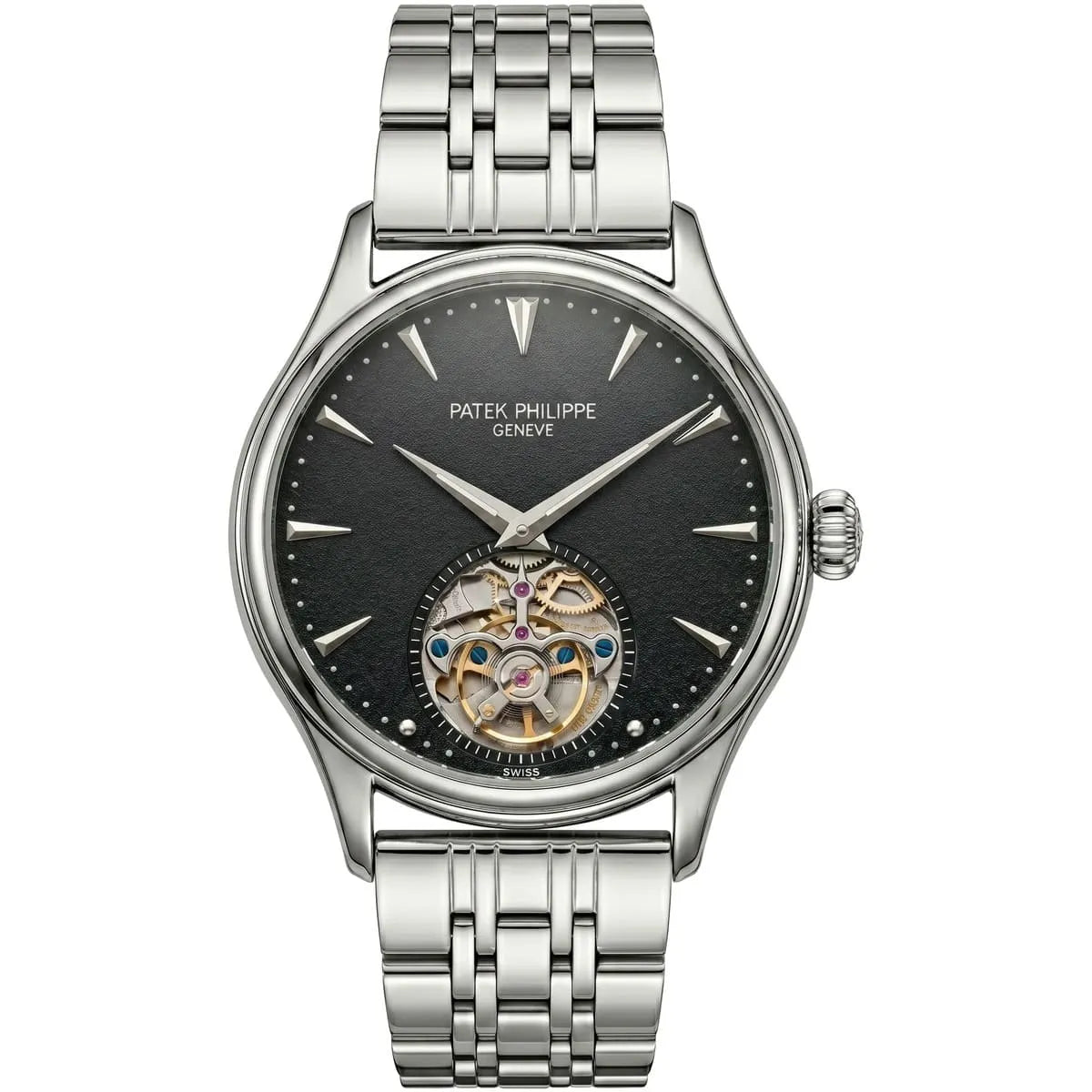 Patek Philippe Tourbillon Mirror Watch - Black