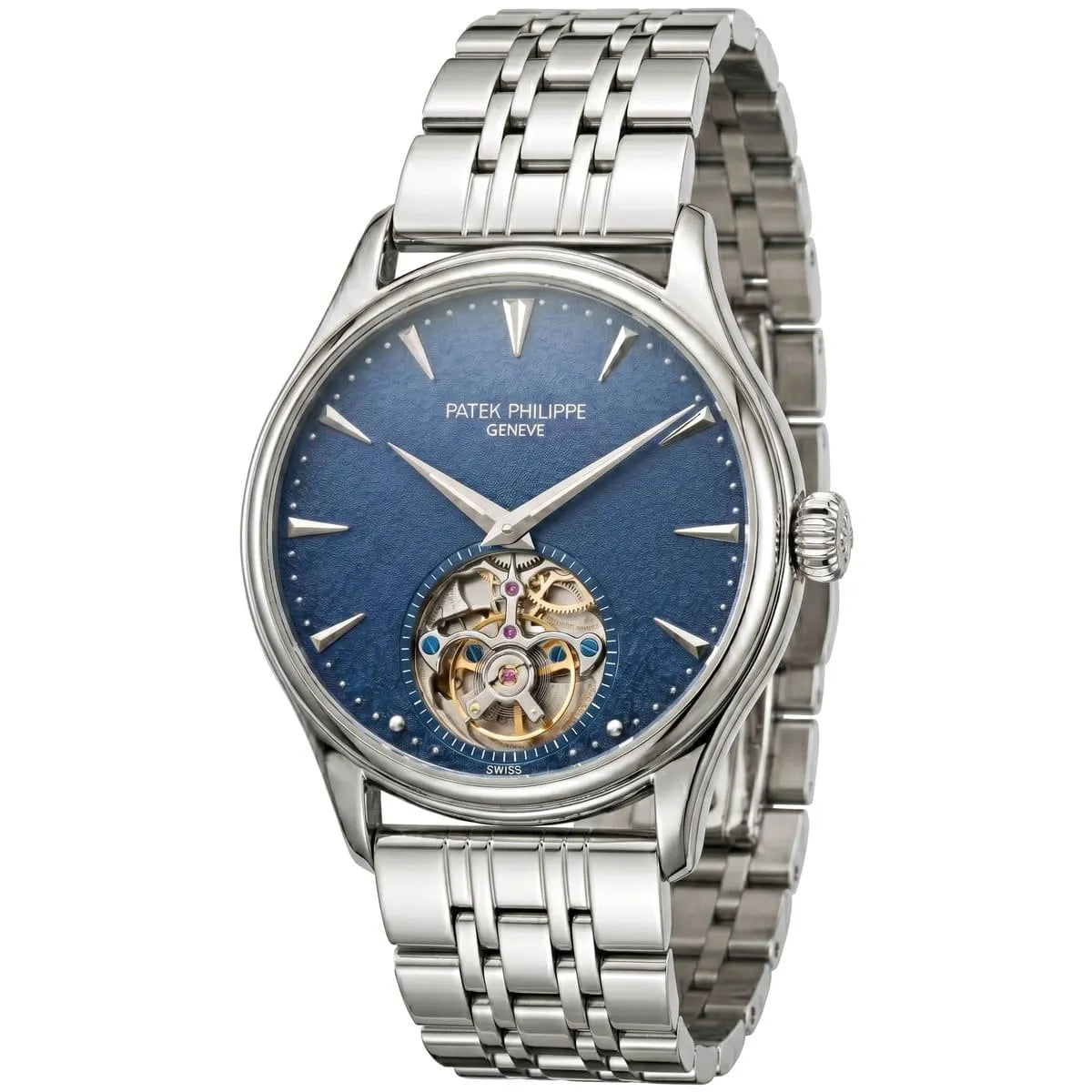 Patek Philippe Tourbillon Mirror Watch - Blue