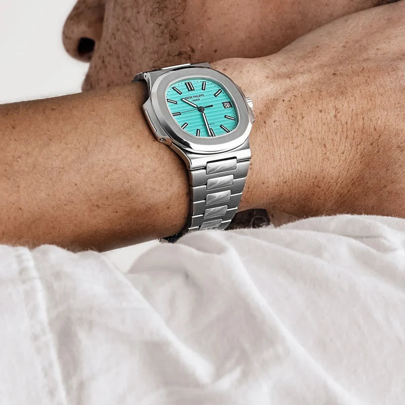 Patek Philippe Aquanaut Mirror Watch - Tiffany Blue