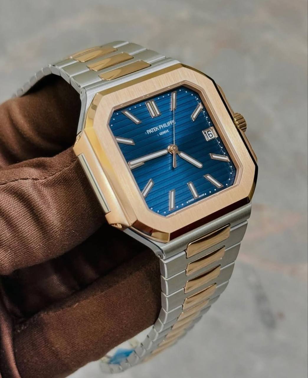 Patek Philippe 5821/1A-001 Mirror Watch - Blue