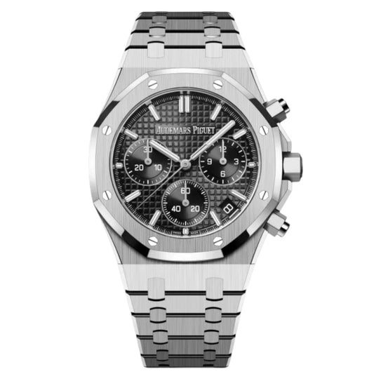 Audemars Piguet Royal Oak Chronograph Mirror Watch - Black - Men