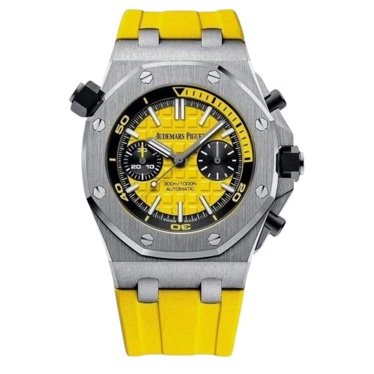 Audemars Piguet Royal Oak Offshore Mirror Watch - Yellow - Men