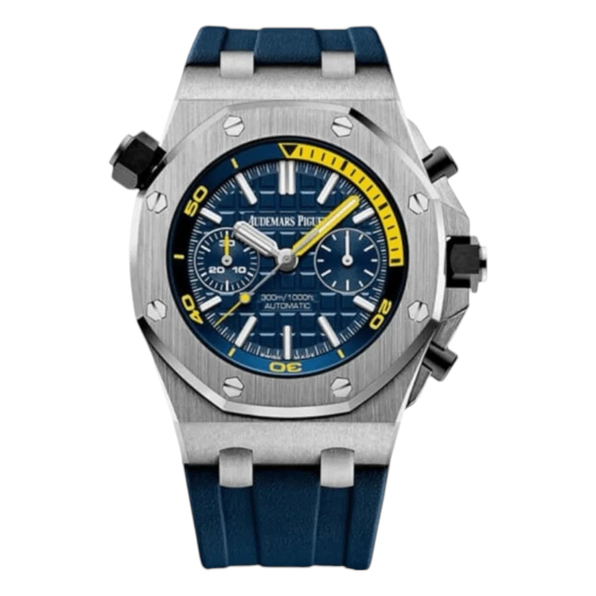 Audemars Piguet Royal Oak Offshore Mirror Watch - Blue - Men
