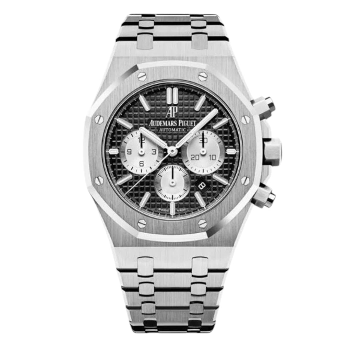 Audemars Piguet Royal Oak Chronograph Mirror Watch - Black - Men