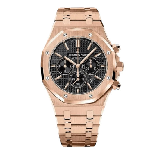 Audemars Piguet Royal Oak Chronograph Mirror Watch - Black - Men