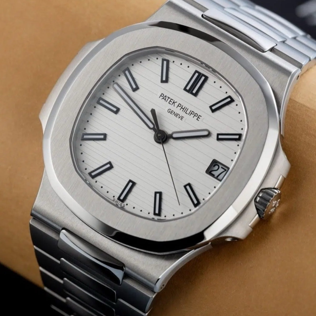 Patek Philippe Aquanaut Mirror Watch - White