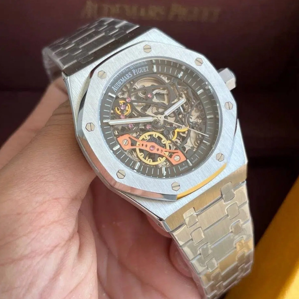 Audemars Piguet Royal Oak Skeleton Mirror Watch - Men - View 2