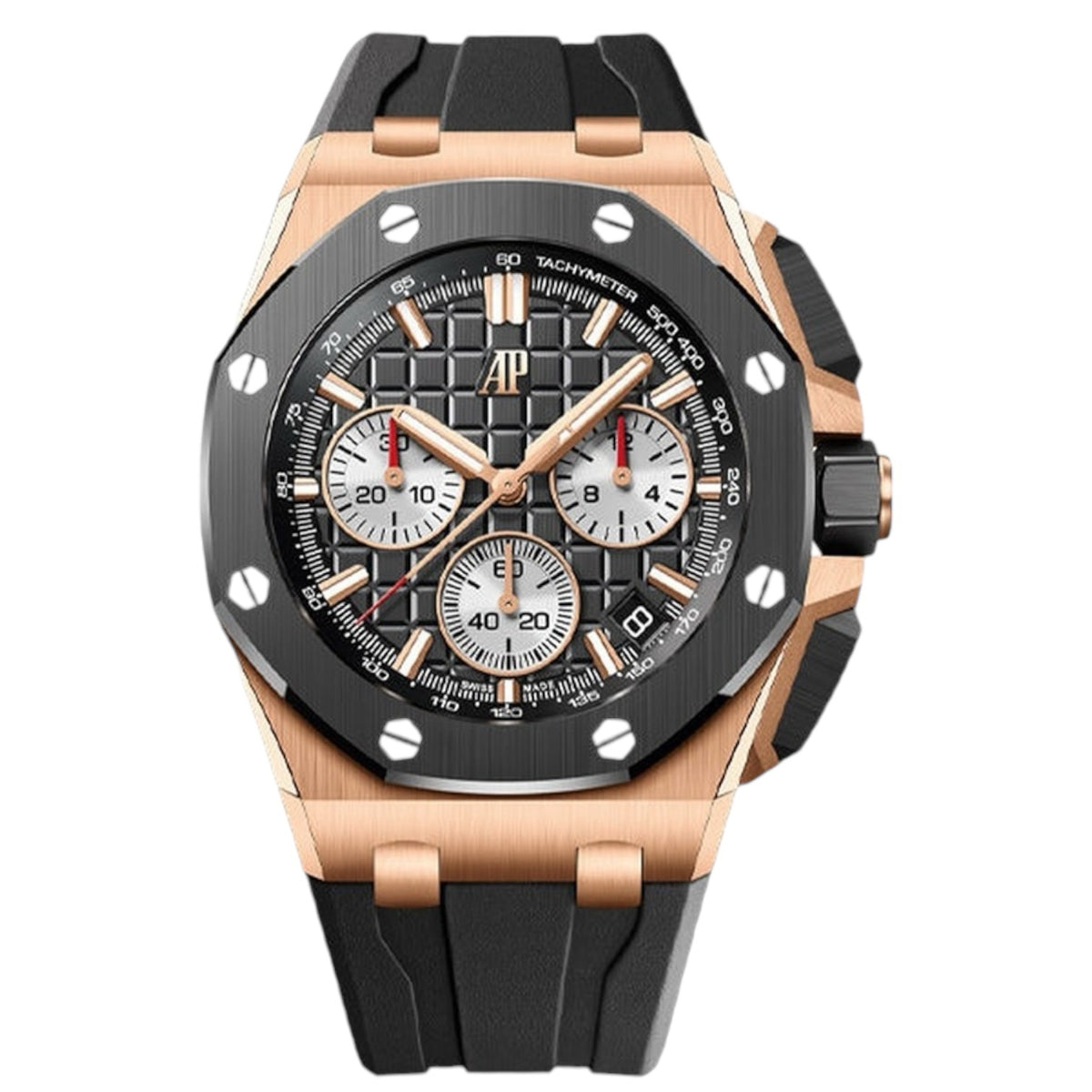 Audemars Piguet Royal Oak Offshore Mirror Watch - Black - Men