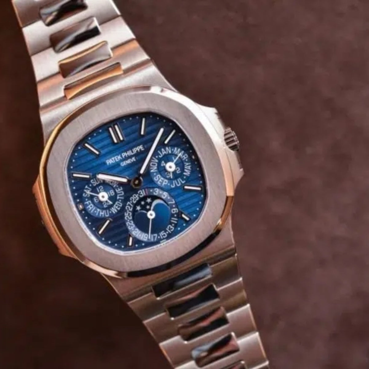 Patek Philippe Nautilus 5740/1G Mirror Watch - Blue