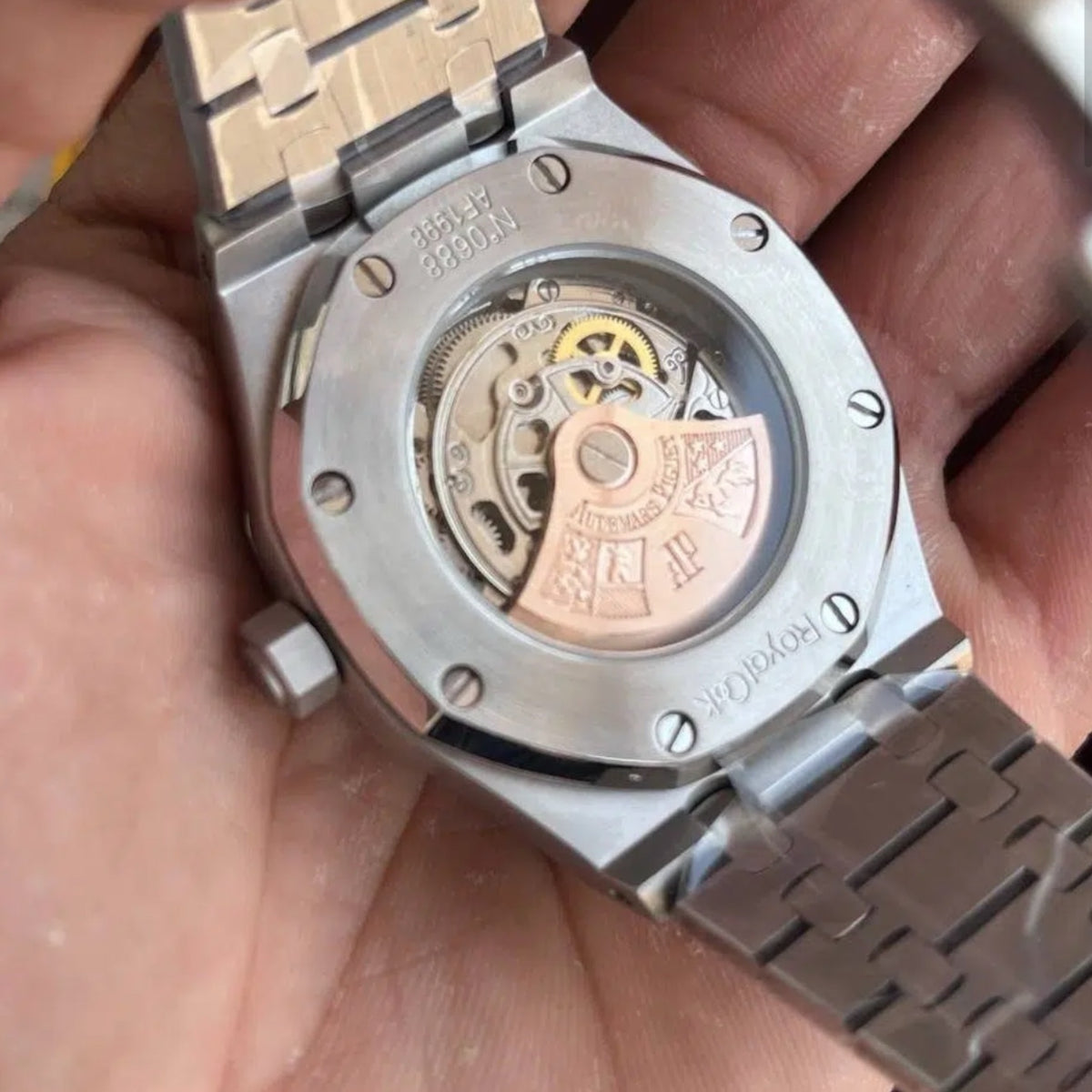 Audemars Piguet Royal Oak Skeleton Mirror Watch - Men - View 3