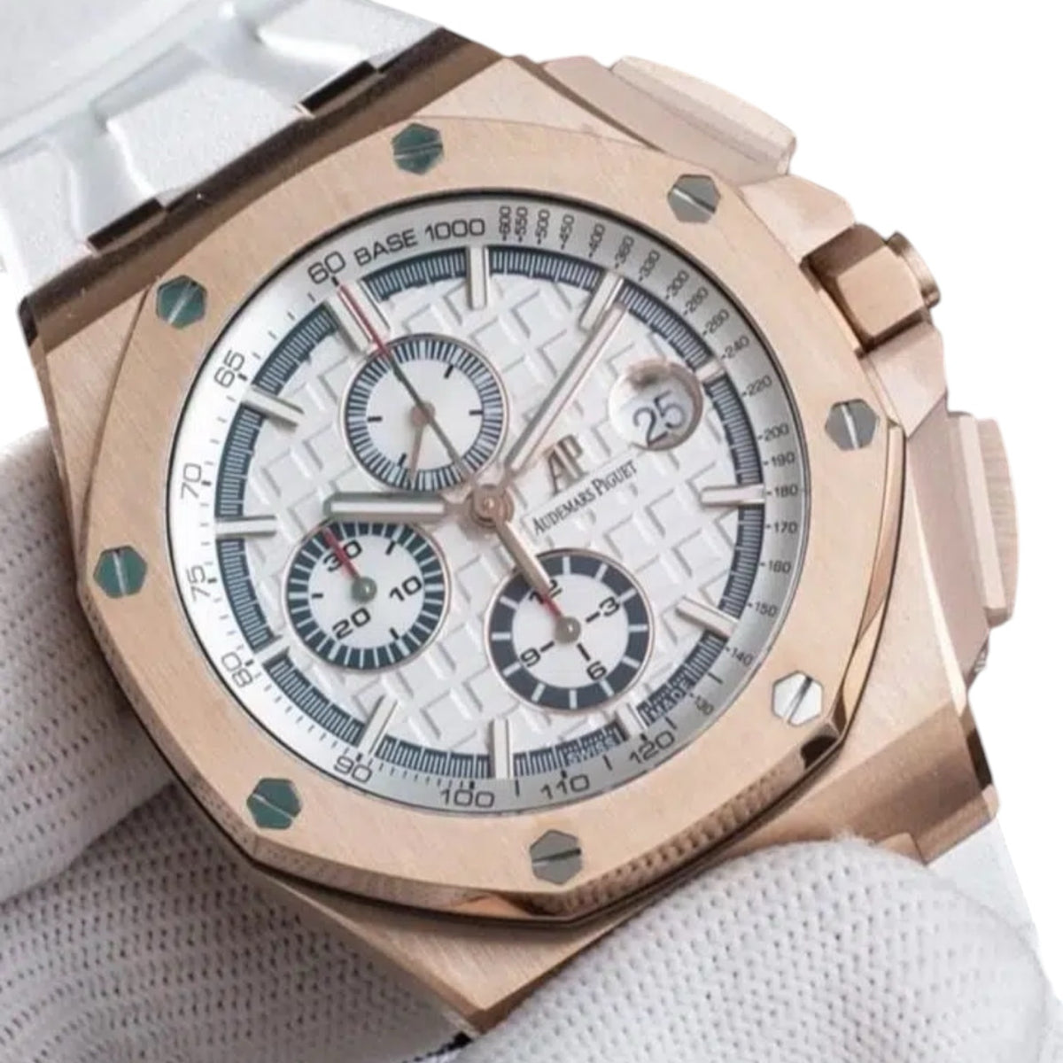 Audemars Piguet Royal Oak Offshore Mirror Watch - White - Men - View 2