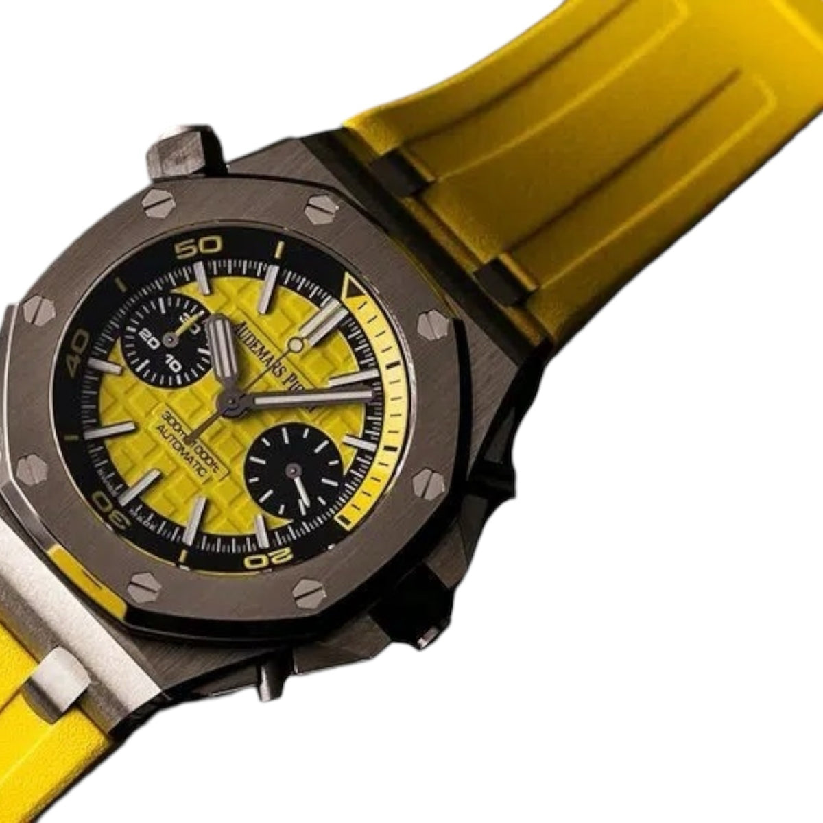 Audemars Piguet Royal Oak Offshore Mirror Watch - Yellow - Men - View 3
