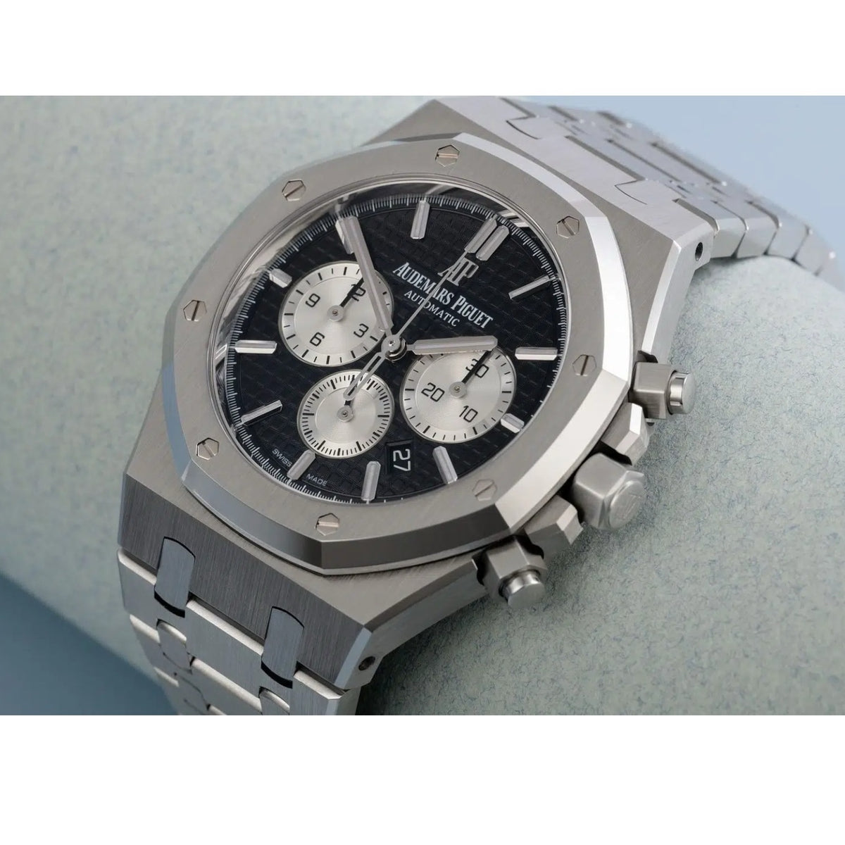 Audemars Piguet Royal Oak Chronograph Mirror Watch - Black - Men - View 3