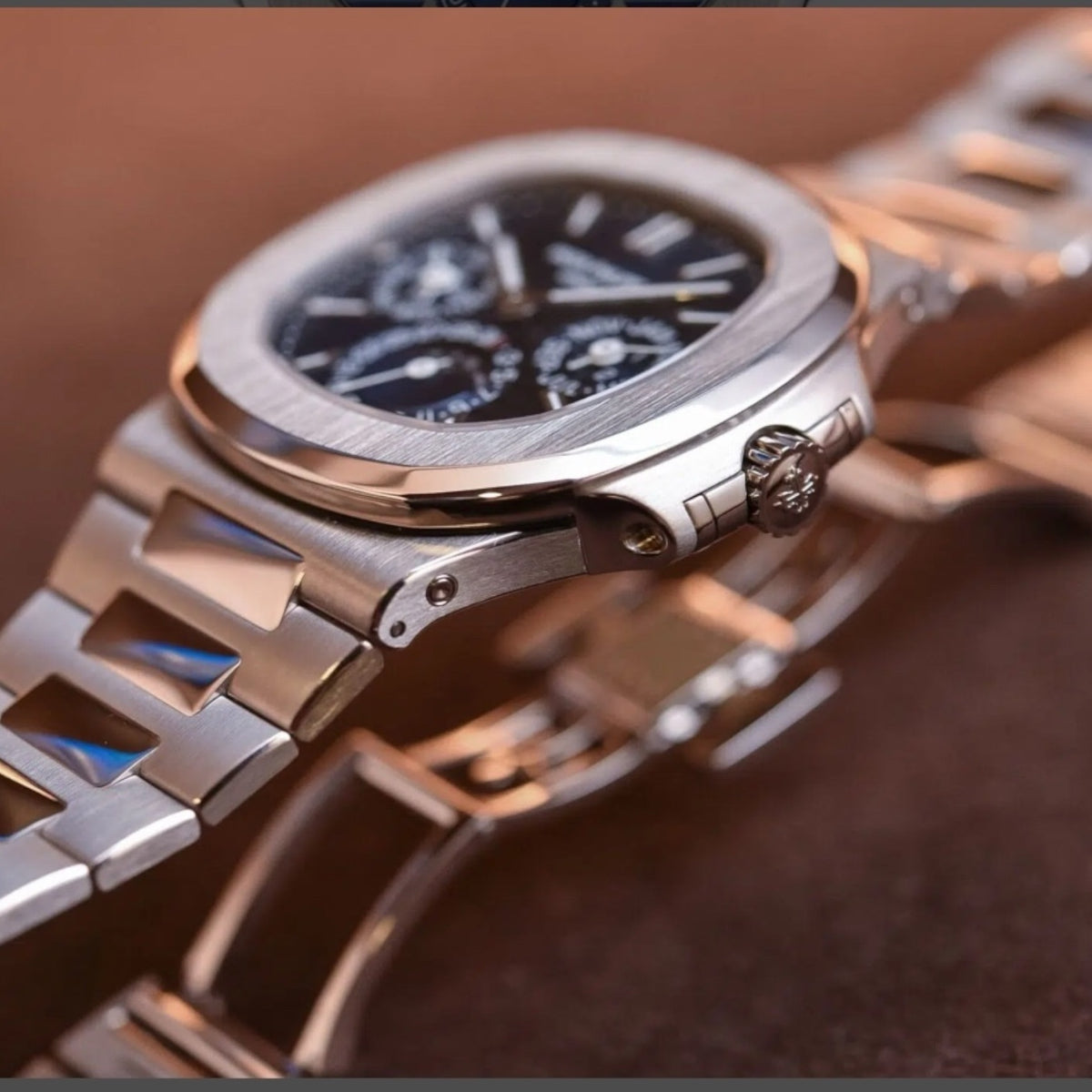 Patek Philippe Nautilus 5740/1G Mirror Watch - Blue