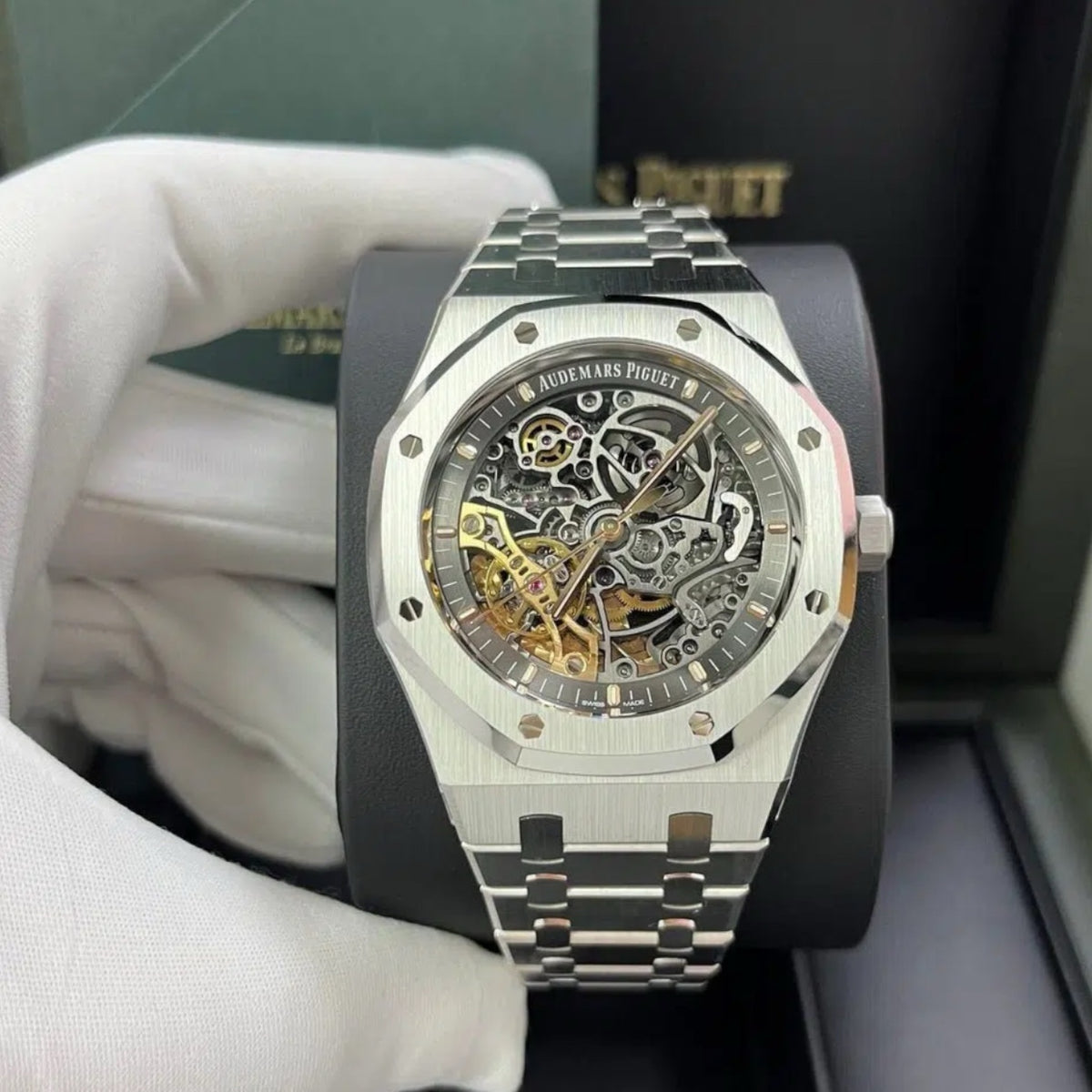 Audemars Piguet Royal Oak Skeleton Mirror Watch - Men - View 4
