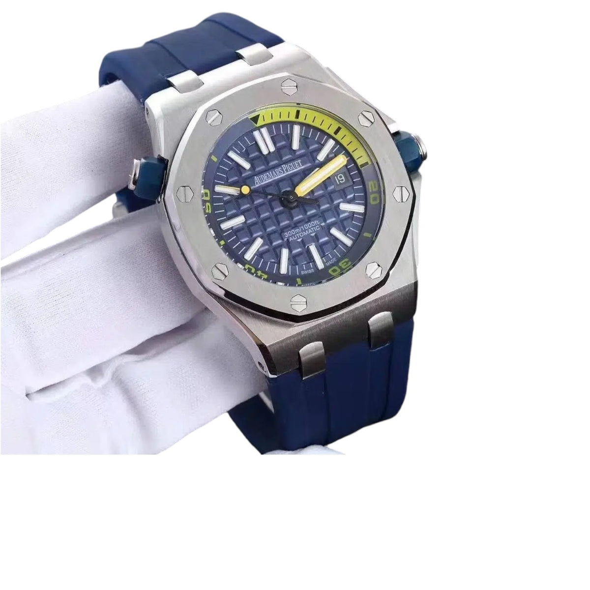 Audemars Piguet Royal Oak Offshore Mirror Watch - Blue - Men - View 3