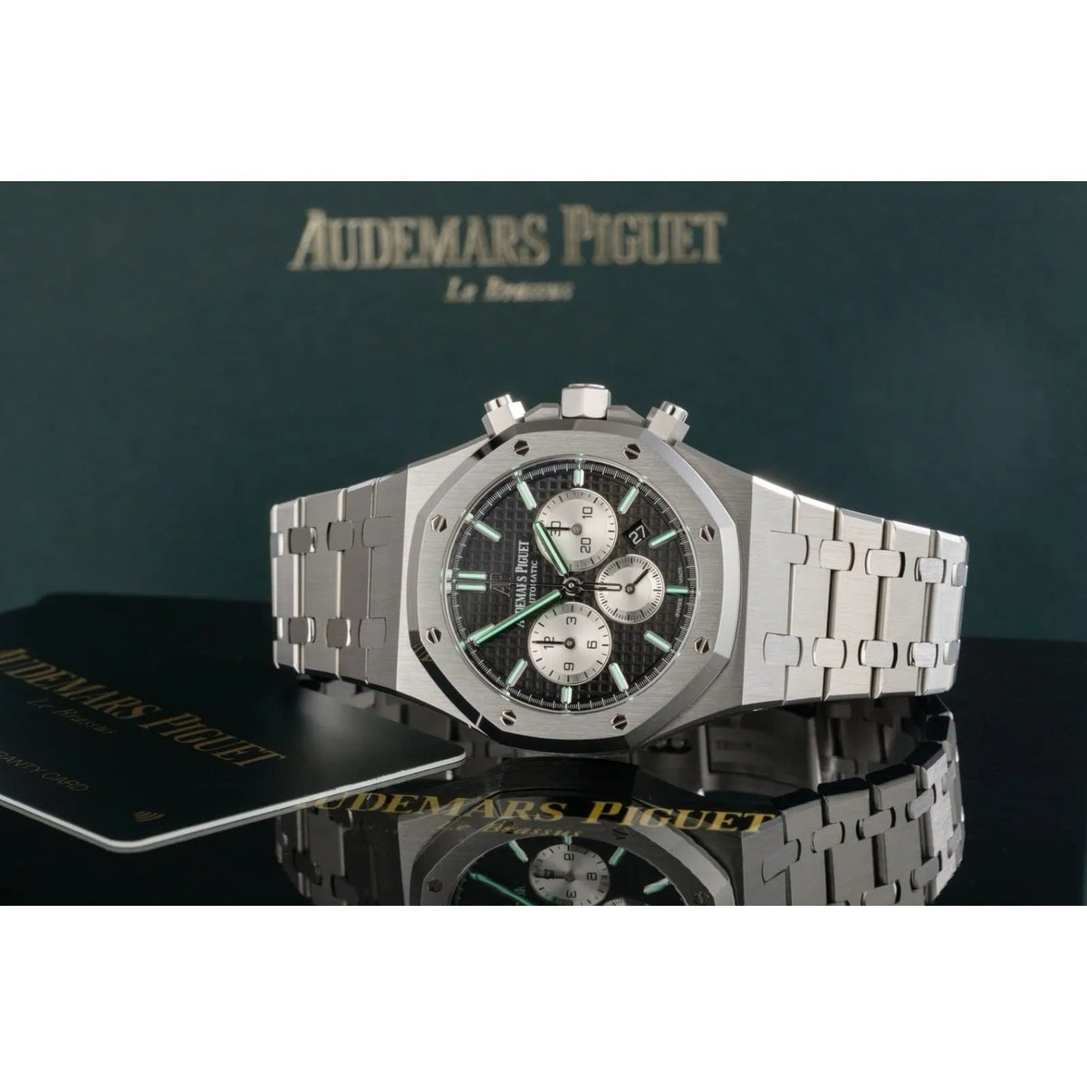 Audemars Piguet Royal Oak Chronograph Mirror Watch - Black - Men - View 4