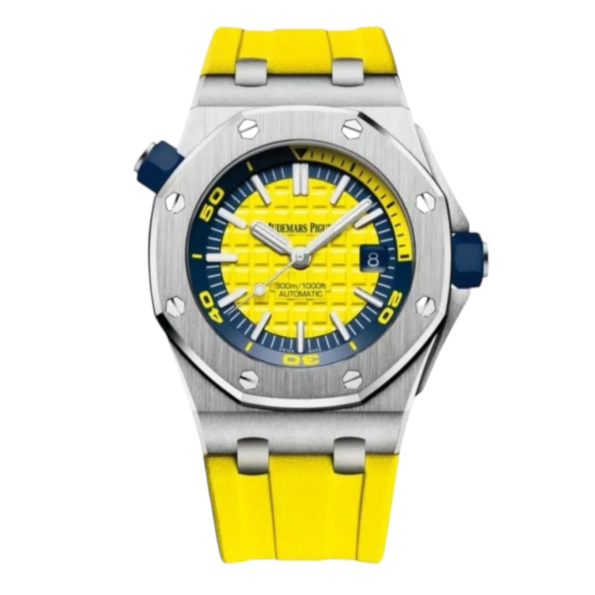 Audemars Piguet Royal Oak Offshore Mirror Watch - Yellow - Men